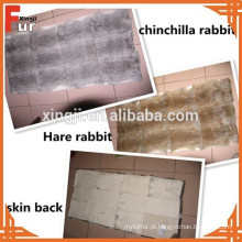 Placa de pele de coelho natural de alta qualidade chinesa